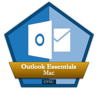 Microsoft Outlook Essentials Badge (Mac)